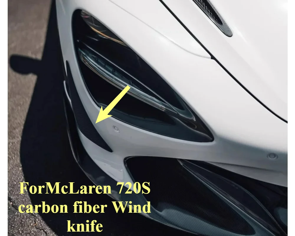

Ultimate Details ForMcLaren 720S Carbon Fiber Front Bumper Windblade