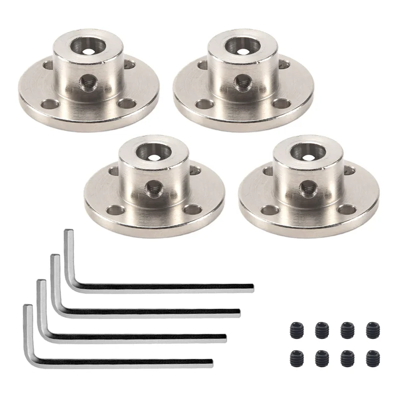 

Фланцевый соединитель A20F-8 мм, аксессуар для соединителя стальной модели с жесткой направляющей, фитинги оси вала для двигателей радиоуправляемой модели (4 шт.)