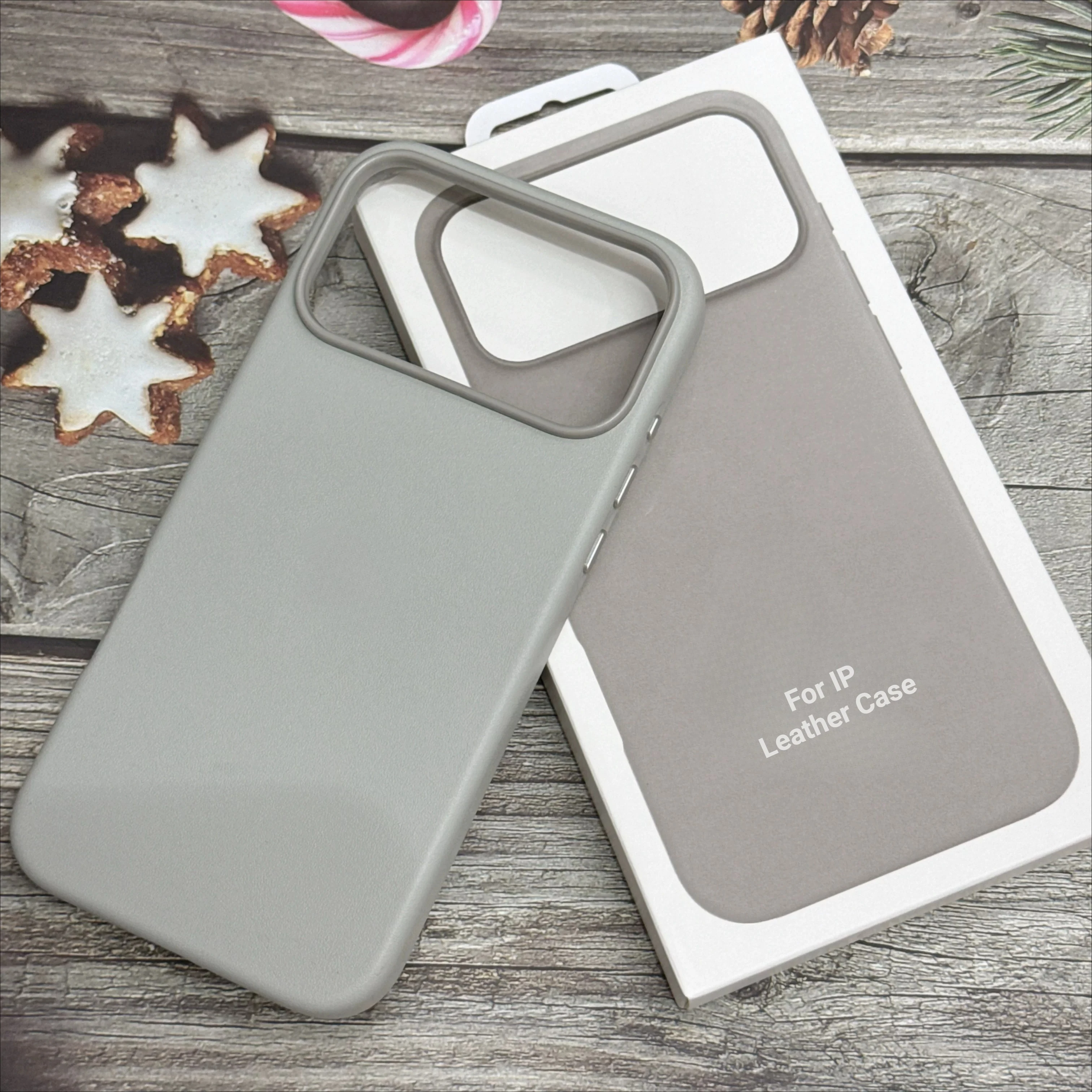 1:1 Original Lederhülle für MagSafe Wireless Charging Case für iPhone 17 Pro Max 16 15 14 Pro Max mit Animation Pop-Up Anti-Drop Schutzhülle