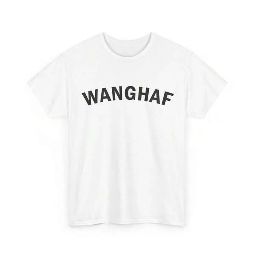 180GSM Pure Cotton Wanghaf Minimal Streetwear Print T Shirt Soft Breathable Durable Washable Bold Tee For Street Fans