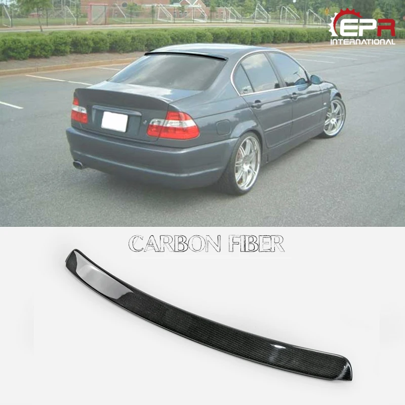 

For BMW E46 4-Door Rear Window Roof Spoiler - Sporty Aerodynamic Look & Precise Fit