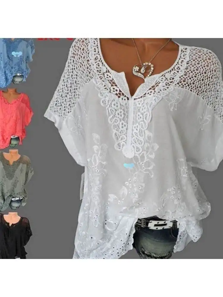 

S6XL 209 Faion Women's T-irt Blouse Ladies Tops Low Waist orts Qui very Comfortable Other Fabric Brand Unregistered