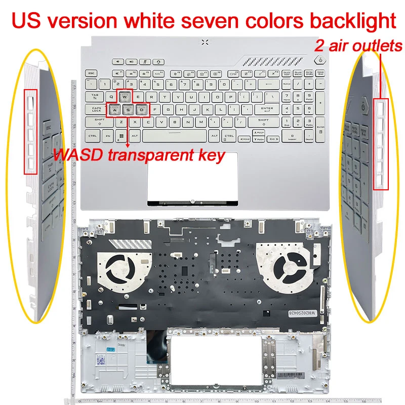 US/RU/SP Laptop keyboard For Asus X507 X507MA X507U X507UA X507UB X570 A570 X570ZD YX570 Y5000U Y500 FX507 FX517 FA507