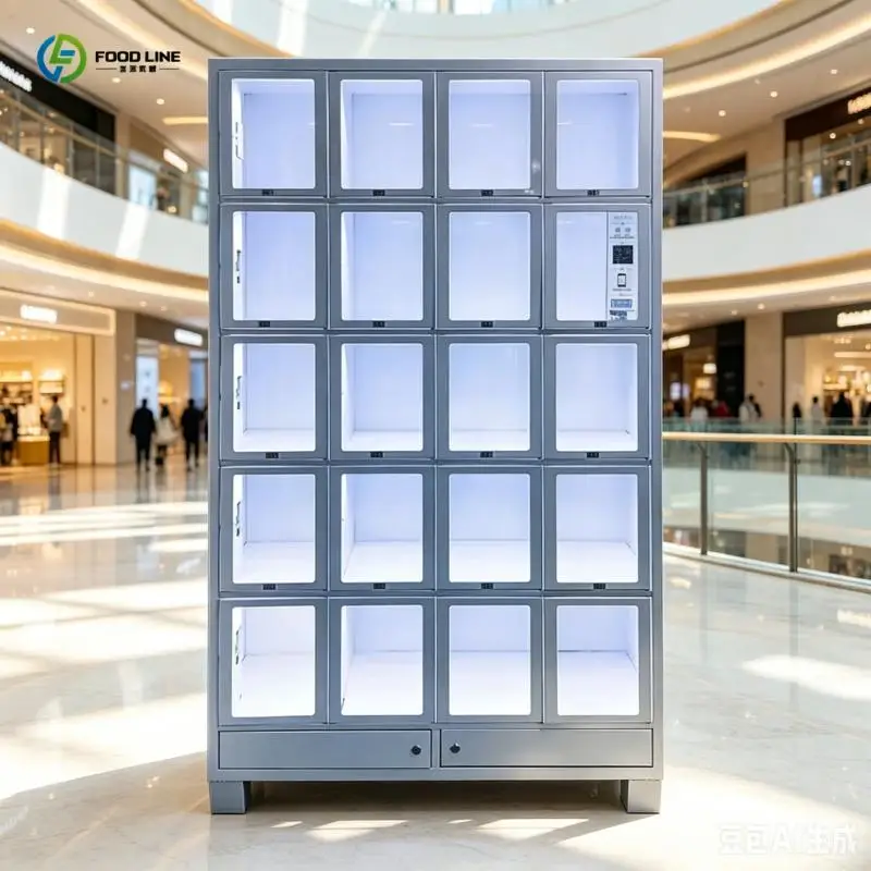 FOODLINE Customized Locker Vending Machine Lower Startup Cost Commercial Smart Locker,Suitable for European Market