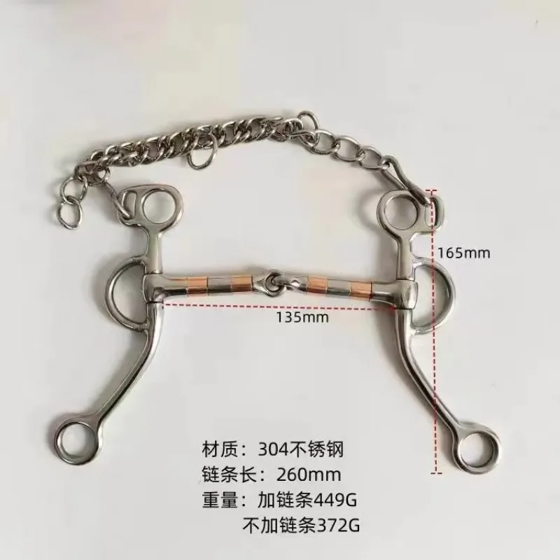 New Stainless Steel Swivel Horse Bit, Twisted Mouthpiece, Hand Polished Equestrian Tack, Factory Wholesale Horse Riding Supplies