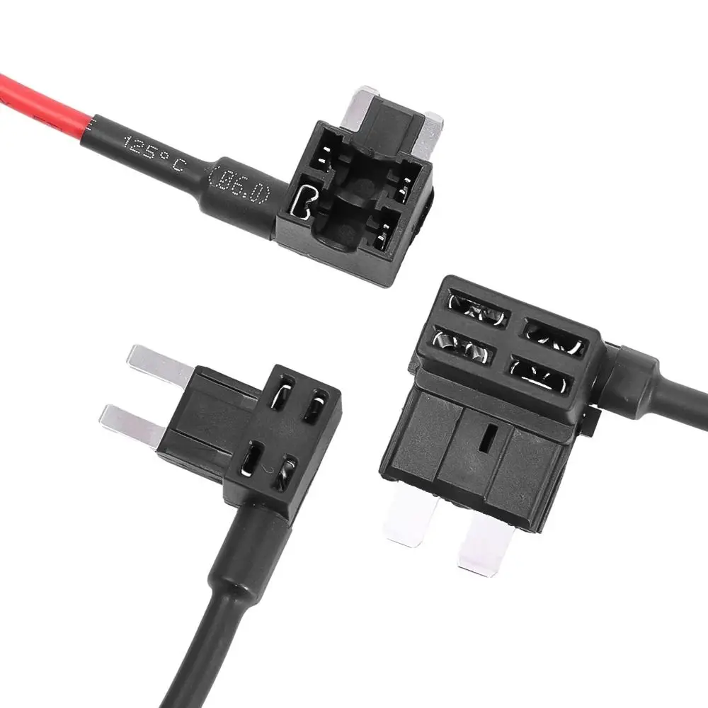 1Pcs Micro Mini Standard Fuse Holder Automotive Add-a-circuit External Line Connector 12V/24V 10A Automotive Fuses Tap