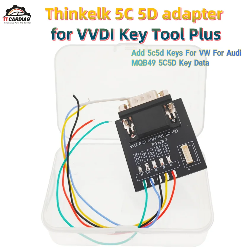 For VVDI Key Tool Plus Thinkelk 5C 5D Adapter Add 5c5d Keys For VW For Audi VAG MQB49 5C5D Key Data Adding Key for Xhorse