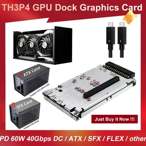 Updated Th3P4g3 PD 60W 85W GPU Graphic Plate External Graphs Thunderbolt-Company 40Gbps DC/ATX Power supply 7 Main Sales External Video Plate for Notebook - №1