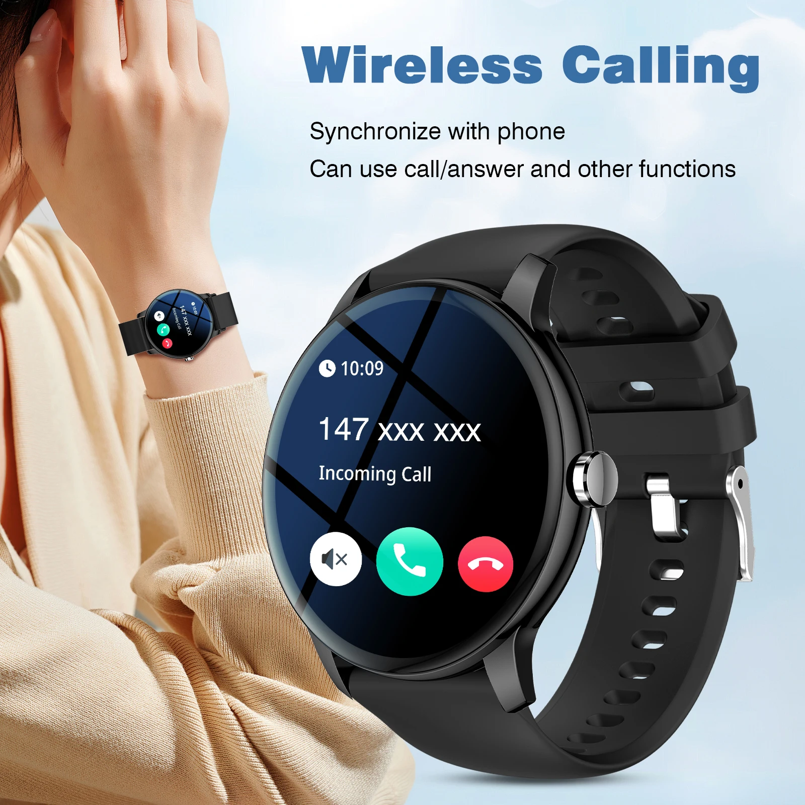 스마트 워치, 무선 통화/다이얼링, 멀티 스포츠 모드, - Smartwatch Iphone Watch For Men 리뷰 및 가격