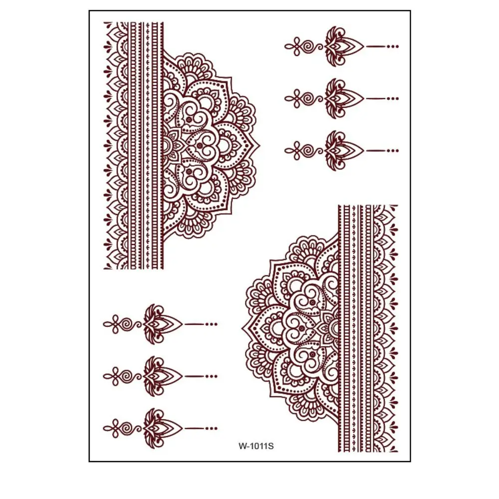 

Wedding Tool Snake Butterfly Legs Arm Temporary Body Art Sticker Henna Tattoo Stickers Water Transfer Decals