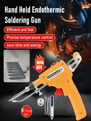 Handheld Soldering Gun Set Tin Feed Endothermic Soldering Iron Manual Soldering Gun