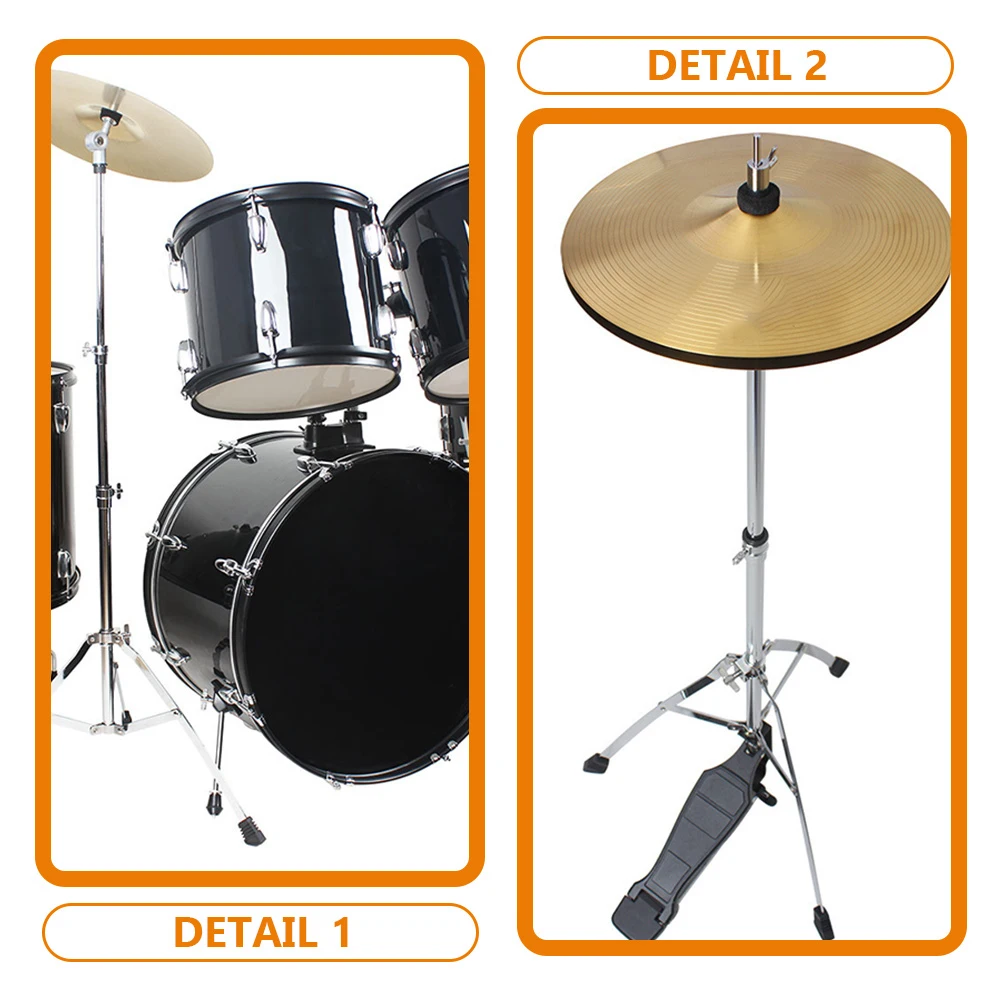 

Jazz Drum Cymbals Accessory Musical Instrument Desk Lamp Traditional for Drums Golden Crash