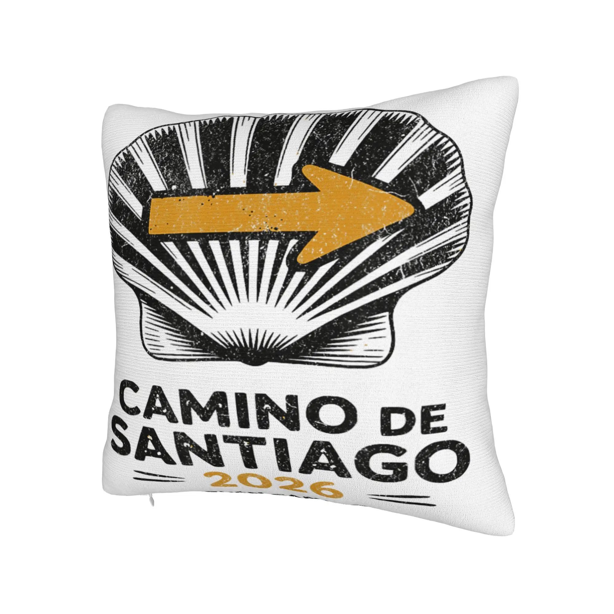 Decorative Pillowcase Camino de Santiago 2026  Merch Chair  Throw Pillow Case Cover Square Multiple Sizes