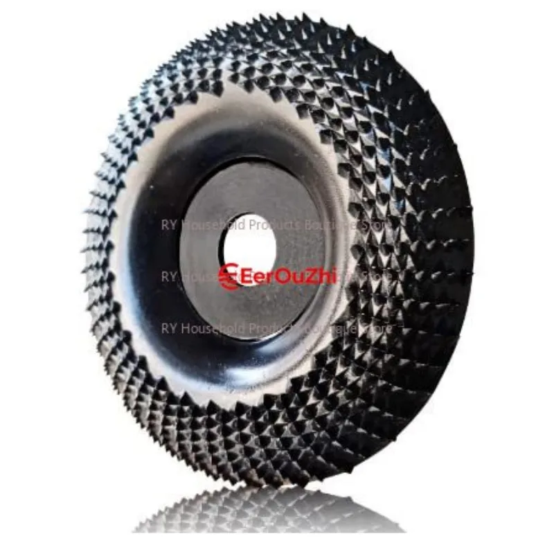 Grinder Wheel Disc 4 Inch Wood Shaping Wheel, Wood Grinding Shaping Disk for Angle Grinders with 5/8