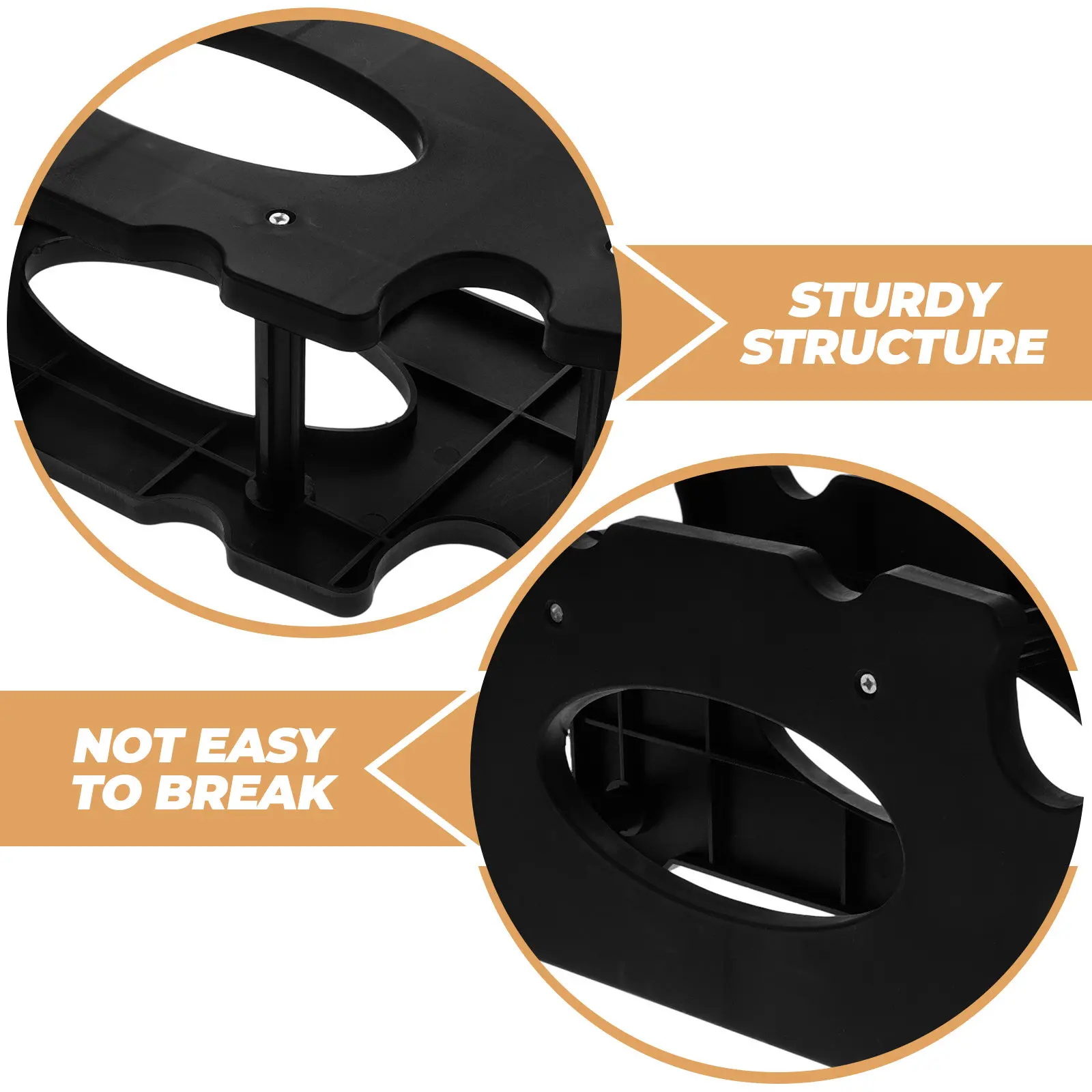 

Dumbbell Storage Rack Compact Weight Rack Plastic Heavy Duty Dumbbell Stand for Home Gym Organization portable Fitness equipment
