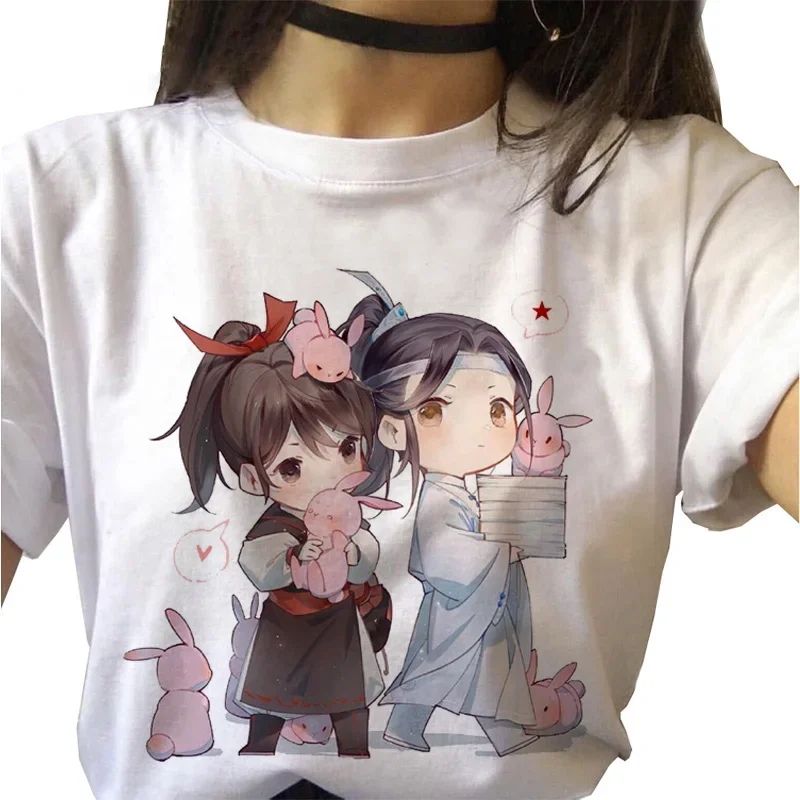 Anime Mo Dao Zu Shi Women T-shirts Cute Oversized Tee Shirt Female Harajuku Summer Short Sleeve Tshirt Tops Women Clothing