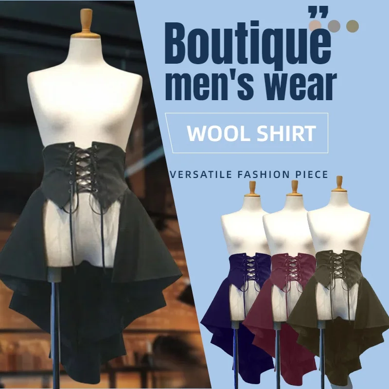 

Halloween Slim Fit Back Long Diagonal Asymmetrical Hem Breaks Monotony High Waisted Women's Dress Skirt