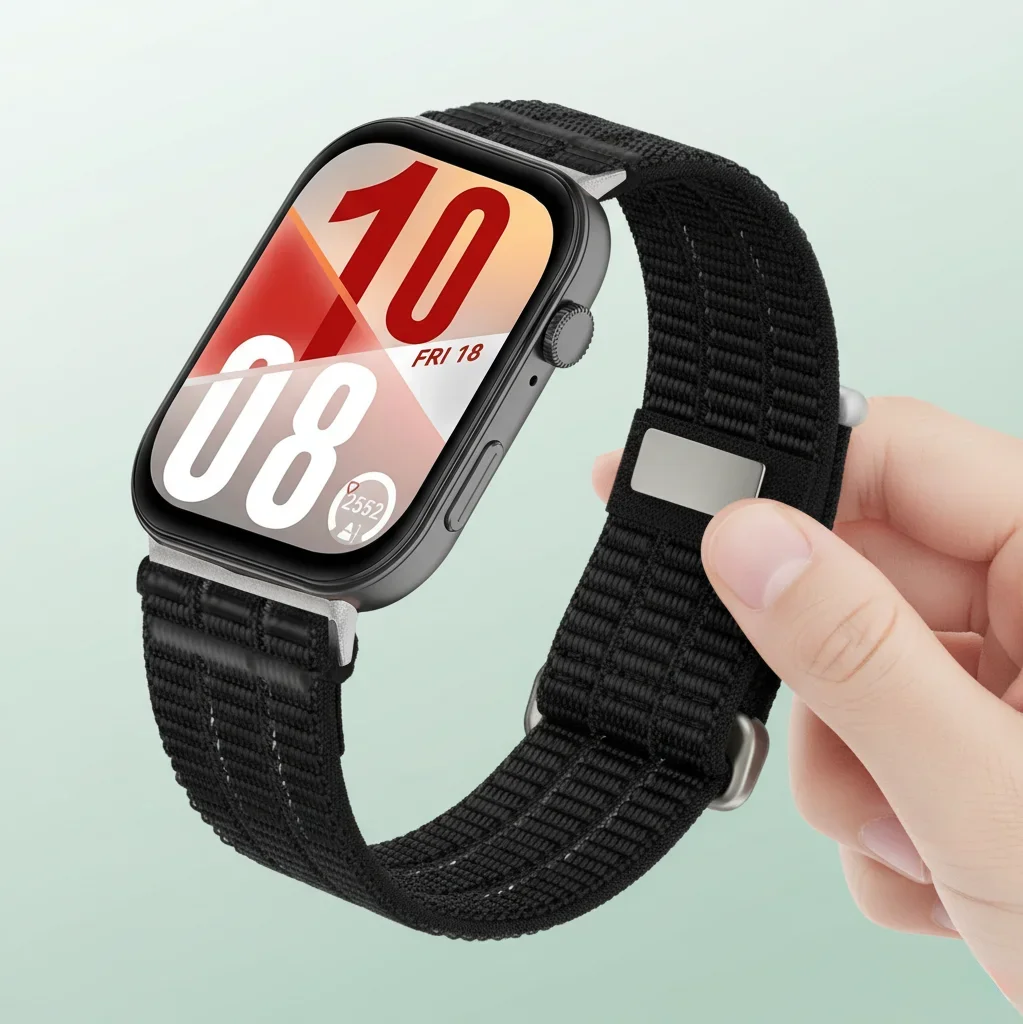 Nylon-Schlaufenarmband für Huawei Watch Fit3 4 4 Pro 5 5pro Geflochtenes Komfortables Atmungsaktives Band Zubehör für Huawei Watch Fit5/5pro