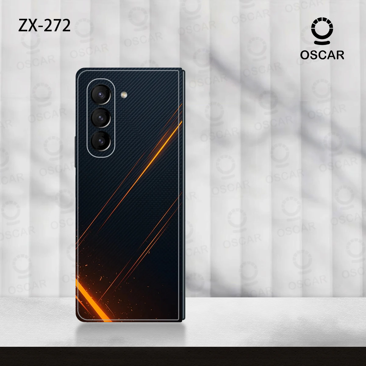 Adesivi antigraffio colorati 3M per Samsung Galaxy Z Fold6 5 4 3 2 pellicola protettiva per la copertura della pelle della decalcomania posteriore