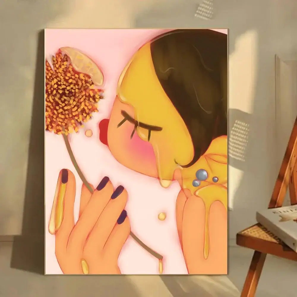 Rahmenloses Kunstposter im Millennial-Stil mit der Aufschrift „More than just hot chicks“, HD-Wandaufkleber, Bar, Wohnzimmer, Dekoration, Geschenk – Detail 16