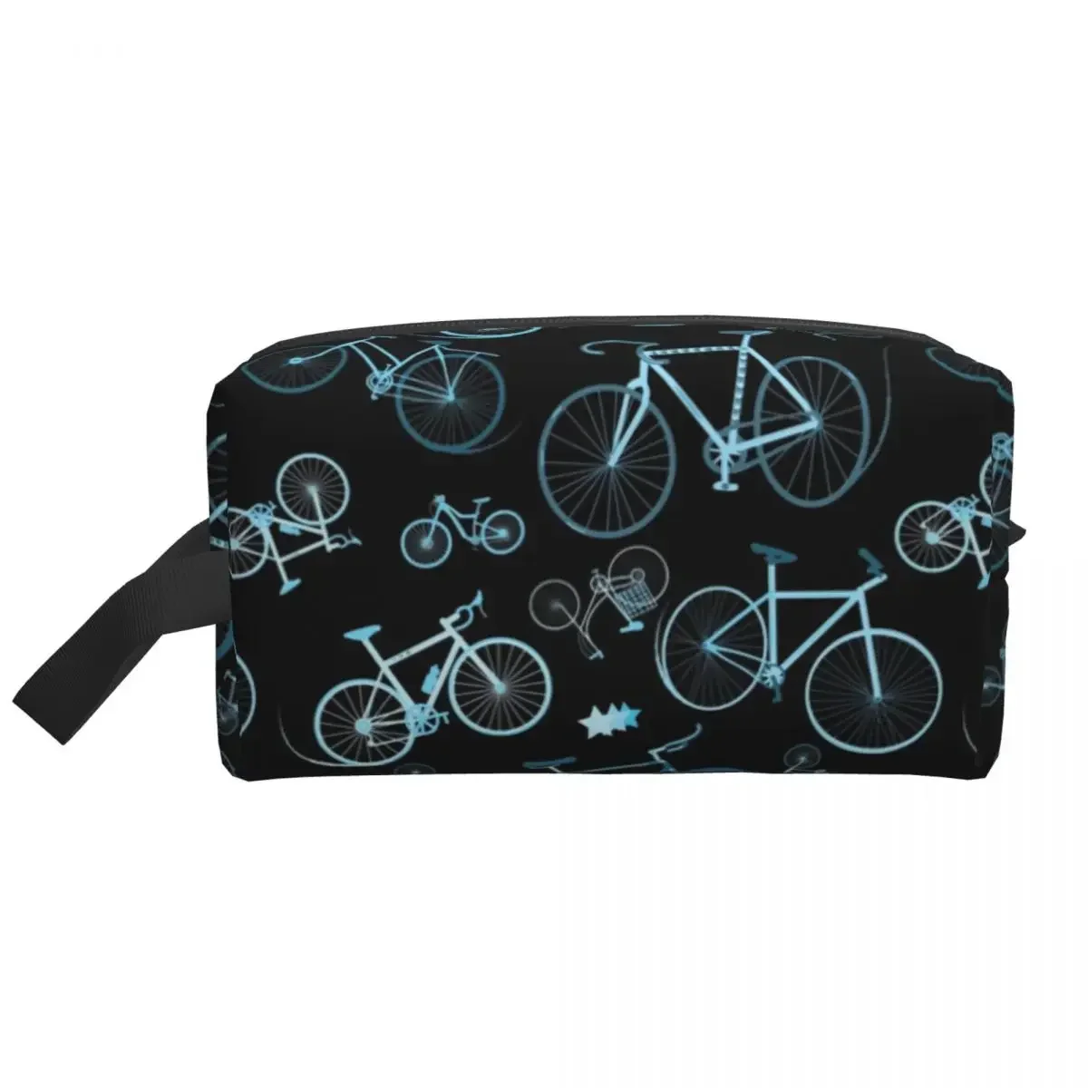 MTB Bicycle Bike Makeup Bag for Women Travel Cosmetic Organizer Cute Biker Cyclist Storage Toiletry Bags