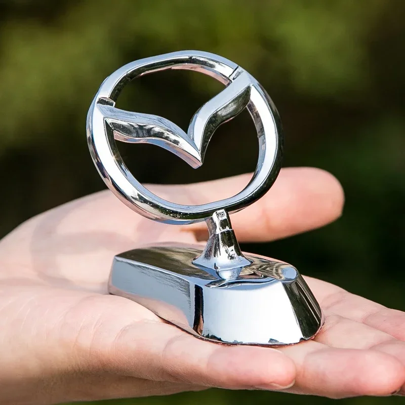 

For Mazda 6 2 3 5 CX3 CX5 CX7 CX9 MX3 MX5 RX7 Axela Atenza Protege Hood Bonnet Cover 3D Silver Emblem Sticker Car Decoration