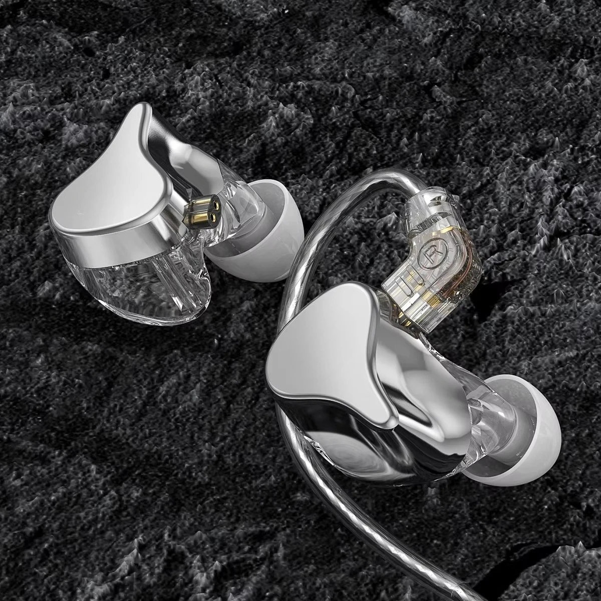 X3 Pro 3.5mm Detachable In-Ear Wired Type-C Double Dynamic HiFi Earbuds Bass   Stereo Musician for Sport Running