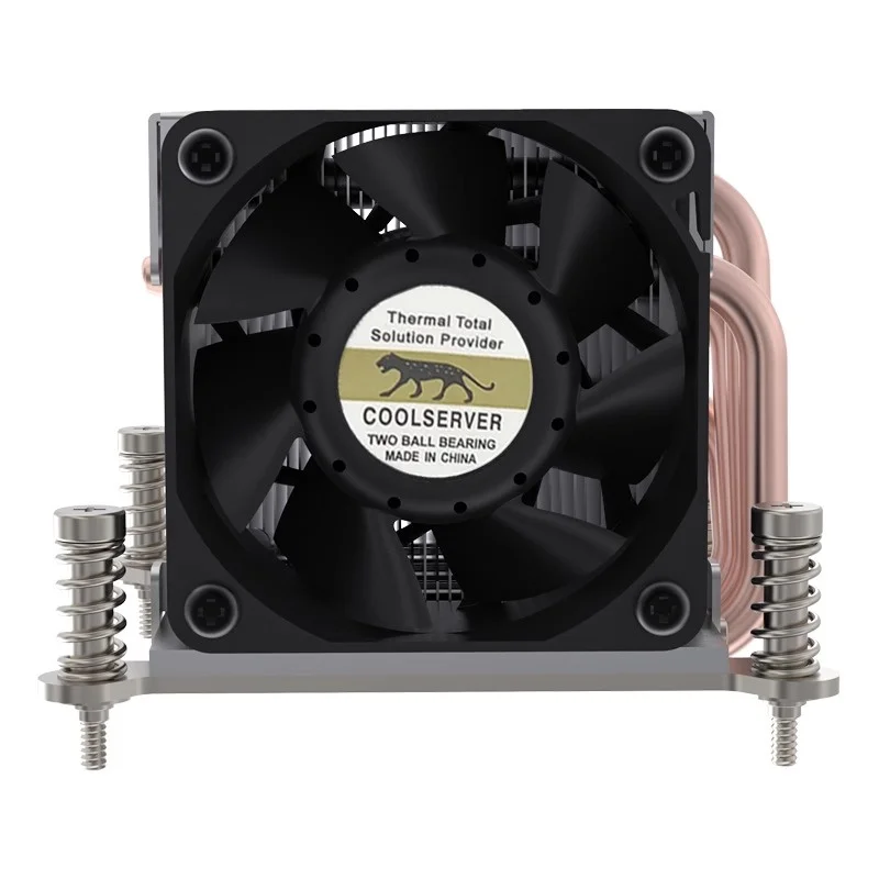 Disipador de calor INTEL, 4 tubos de calor, servidor 2u silencioso, ventilador refrigerado por aire para ordenador, uso General, nuevo