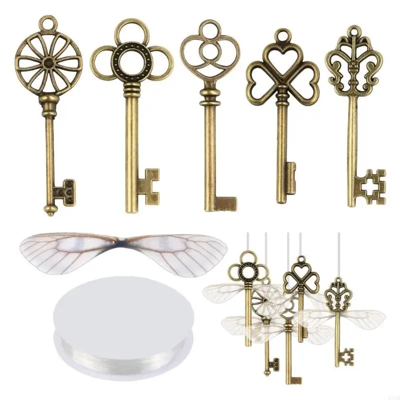 

Пакет из 50 подвесок в стиле ретро в виде стрекоз из сплава для создания ювелирных изделий