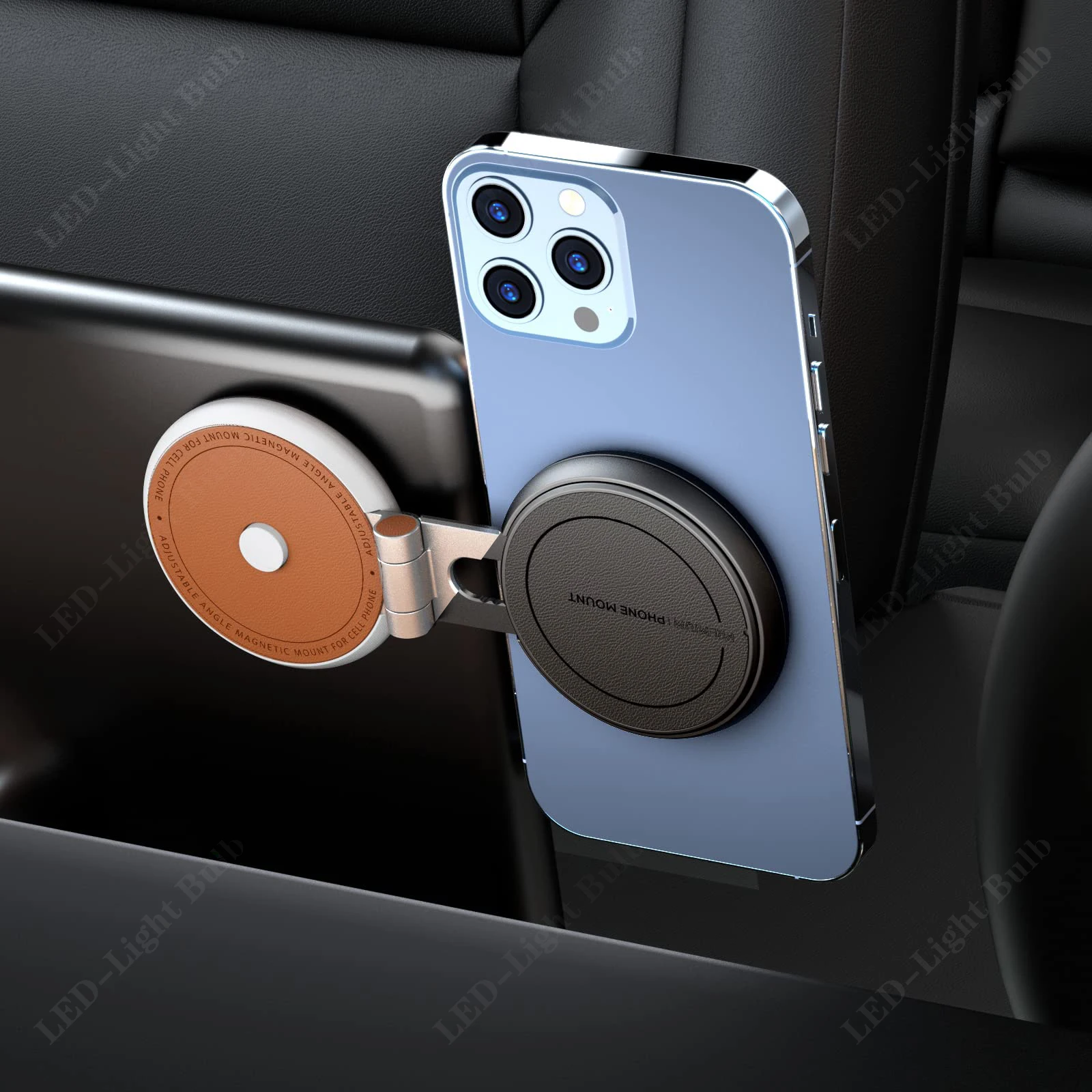 Magnetic Phone Holder for Car，Tesla Model 3/X/Y/S Accessories Phone Mount，Magsafe Compatible with iPhone 12/13/14 and all phone