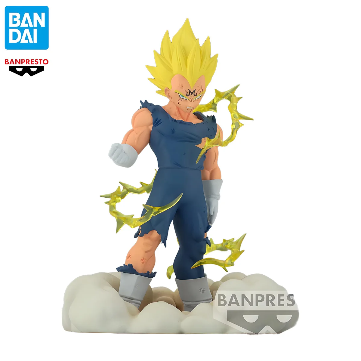 

Bandai Original Anime Dragon Ball Z History Box Vol.12 Majin Vegeta Action Figure Saiyan Bejīta Yonsei Collection Model Toy Gift