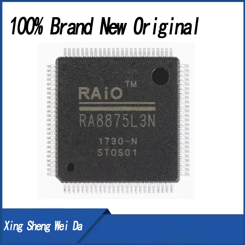 

100% Brand new 2-piece RA8875L3N QFP RA8875 chip IC