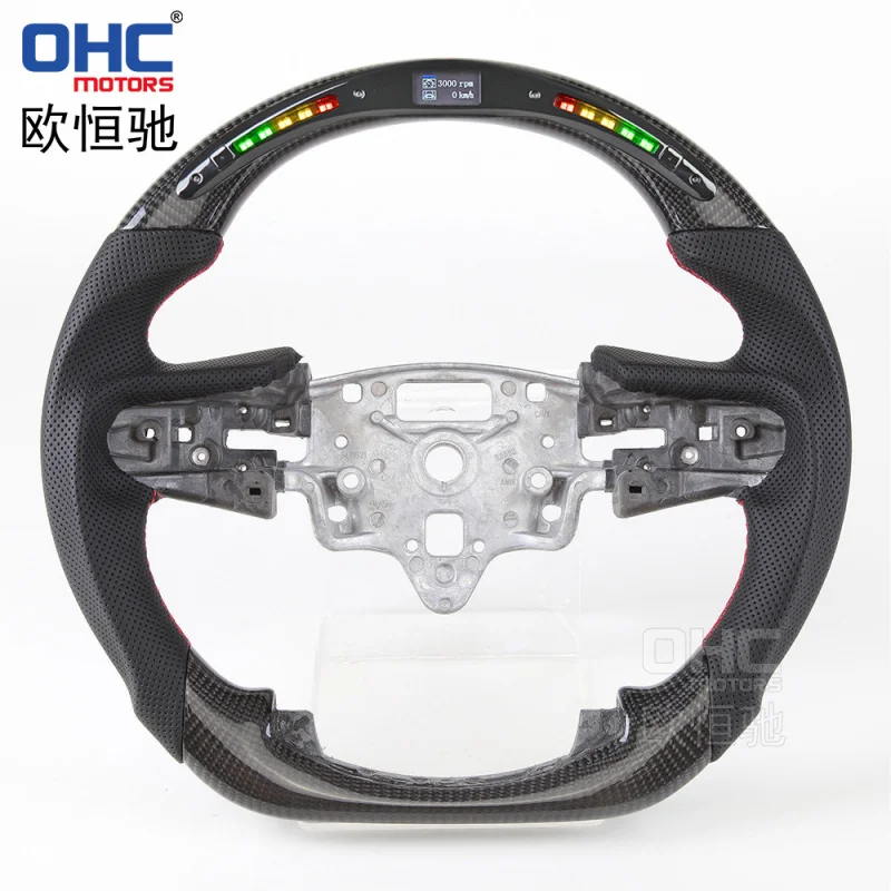 For Chevrolet Silverado 19-22 1500 2500 3500 Cross-border bestseller  carbon fiber steering wheel modification