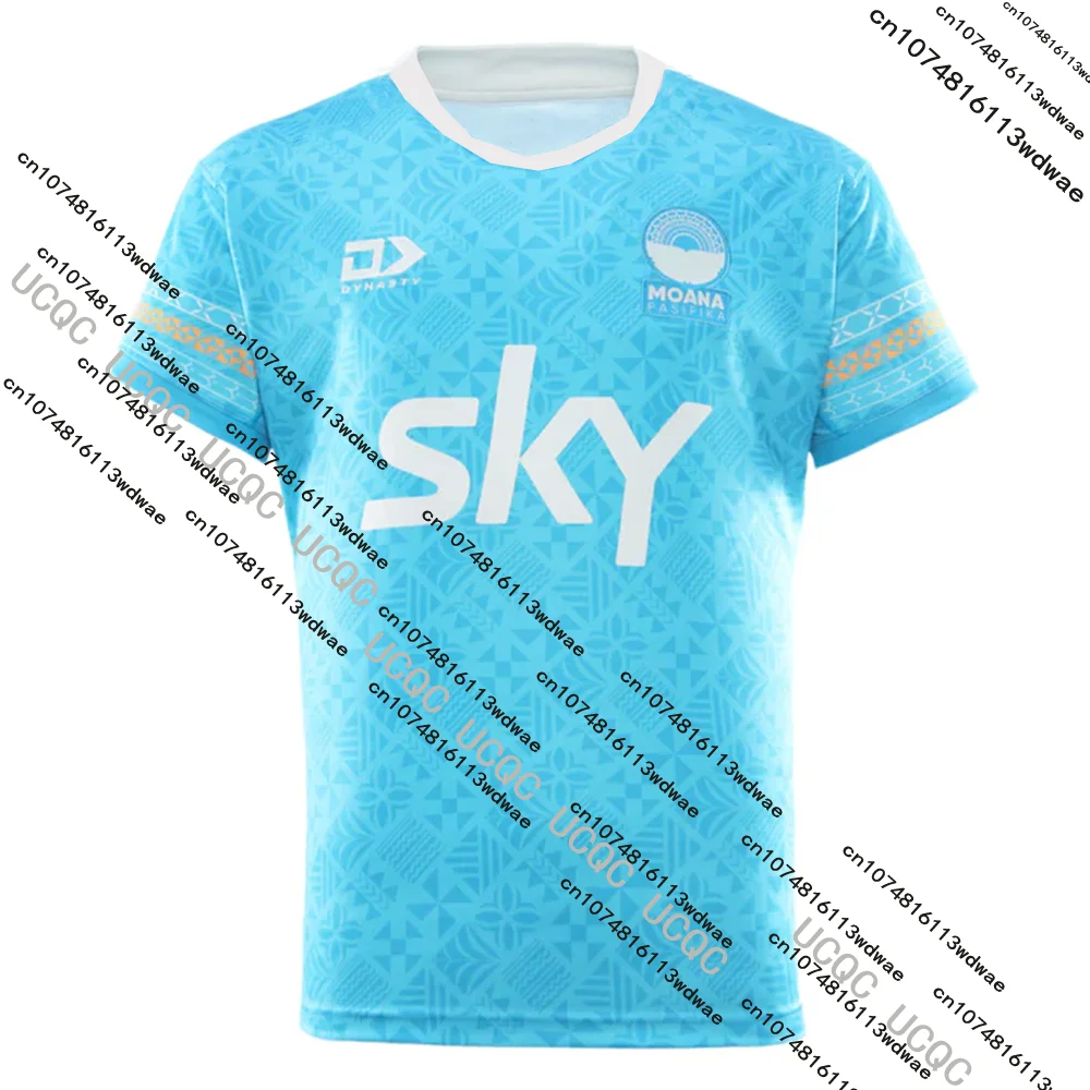 

Pacific Super Rugby Australia 26 New Rugby Latest Jersey Moana Pasifika 3D Print Quick-dry T-Shirts Men's Sports Training Jersey