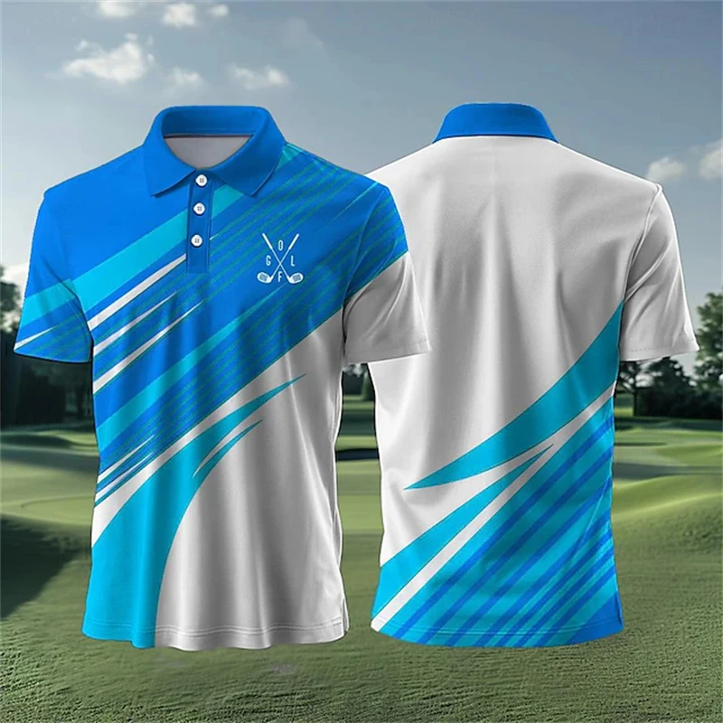 Personalized Golf 3D Full Printed Unisex Polo Shirt Uniform Golf Team Men's Short Sleeve T-Shirt Best Gift For Golf Lovers GYM
