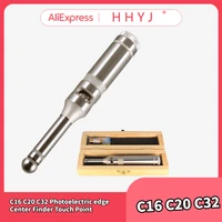 Buscador central de borde fotoeléctrico C16 C20 C32, Sensor de punto táctil, máquina CNC de precisión, buscador de bordes ópticos de sonido LED, punto táctil