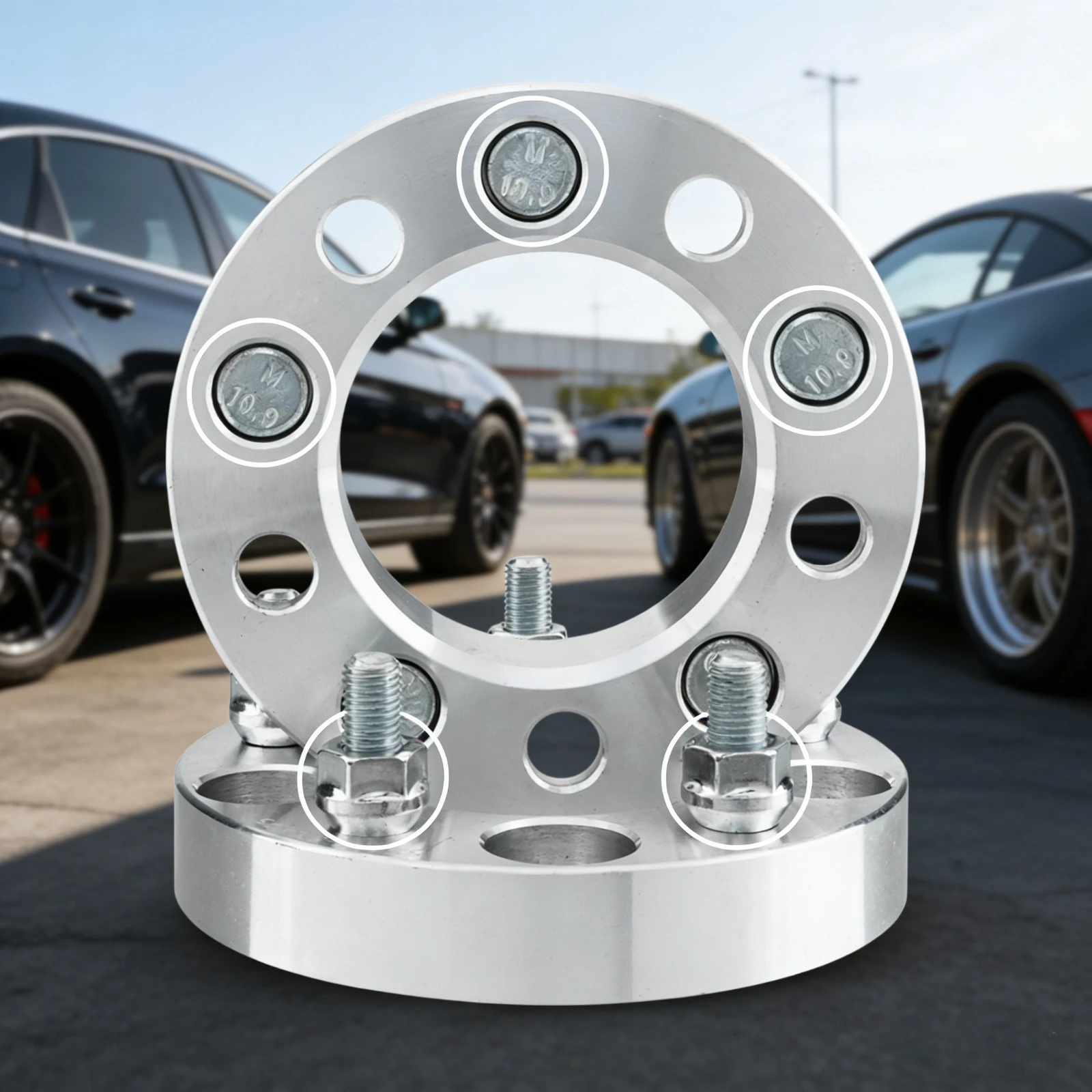 

Адаптеры для колес, прецизионная обработка, стабильная посадка, универсальные автомобильные аксессуары для переоборудования колес -35-5*4.75-1-87.1-12*1.5-серебристые