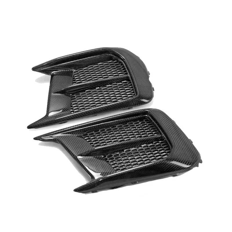 Applicable for 2019 Subaru Impreza STI WRX Carbon Fiber Modification Parts Front Bumper Fog Light Vent Cover Air Intake Cover
