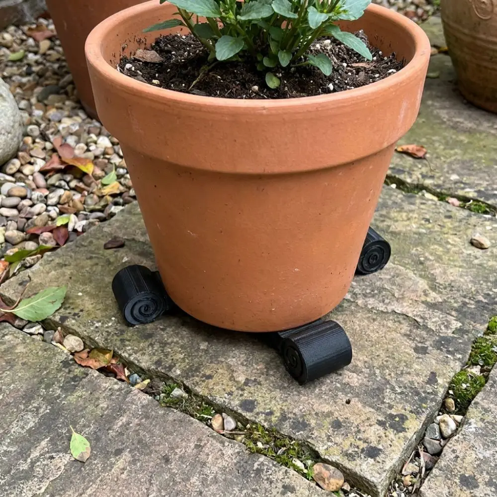 3Pcs 3D Printed Flower Pot Elevator Feet Fast Drainage Prevent Root Rot Garden Non-slip Riser Stand Waterproof Wear-resistant