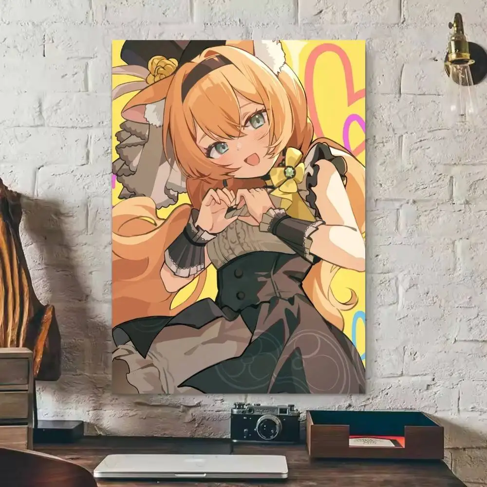 Iochi Mari Idol Blue Archive   Poster Waterproof HD Art Wall Decal Self-Adhesive Print