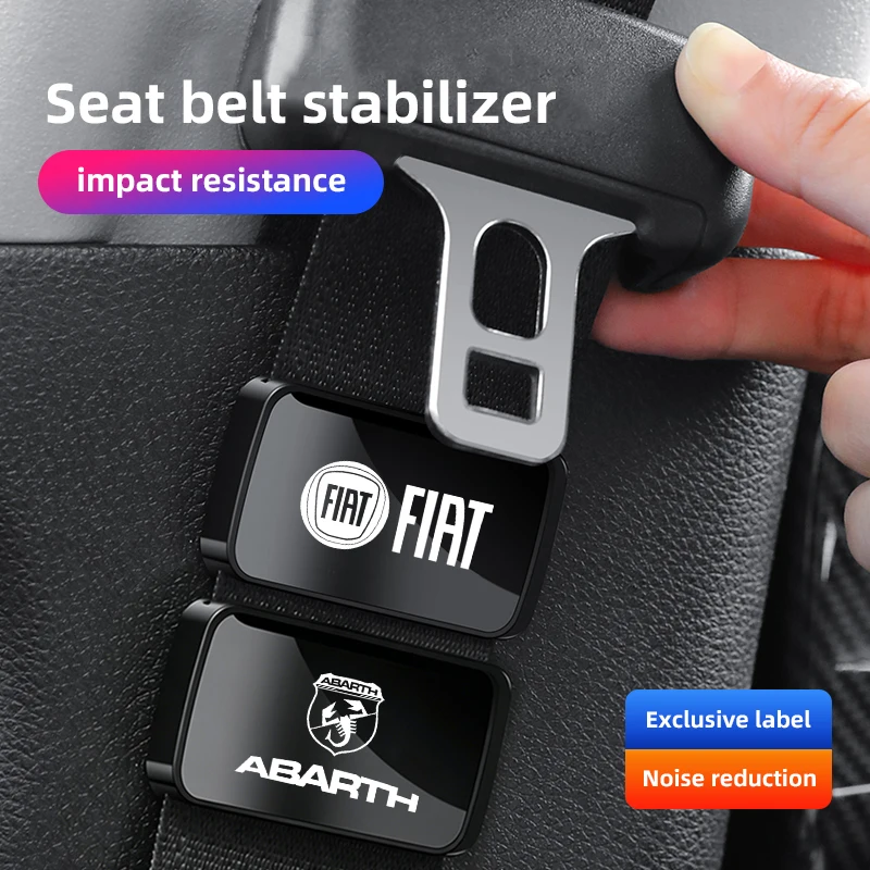 Estabilizador de Cinturón de Seguridad para Automóvil, Accesorios para FIAT Abarth 500, Ducato, Panda, Grande Punto, Tipo, Pulse, Strada, 600, 500L, Mobi