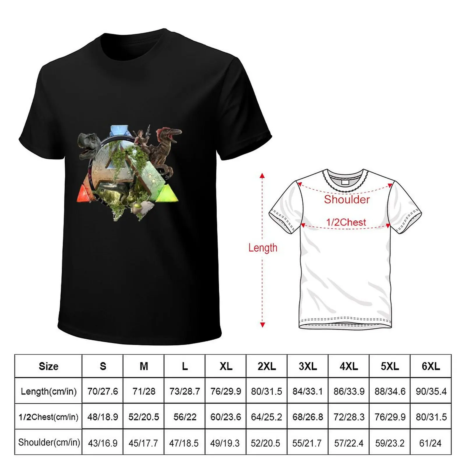 Ark Survival Evolved T-Shirt vintage t shirts sports fans anime tshirt t shirts for men cotton