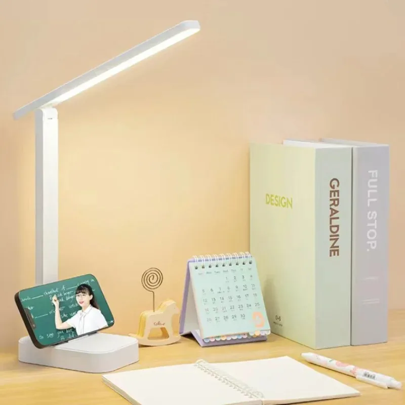 

Foldable Table Lamp Led Desk Lamp 3 Type Stepless Dimmable Touch Bedside Reading Eye Protection Night Light USB Chargeable
