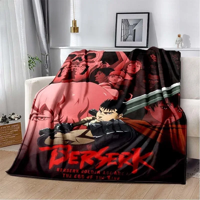 2026 Berserk Anime Blankets Sofa Cover Flannel Decoration Gifts For Kids And Adults Throw Blanket For Home Outdoor Quilt Home Te