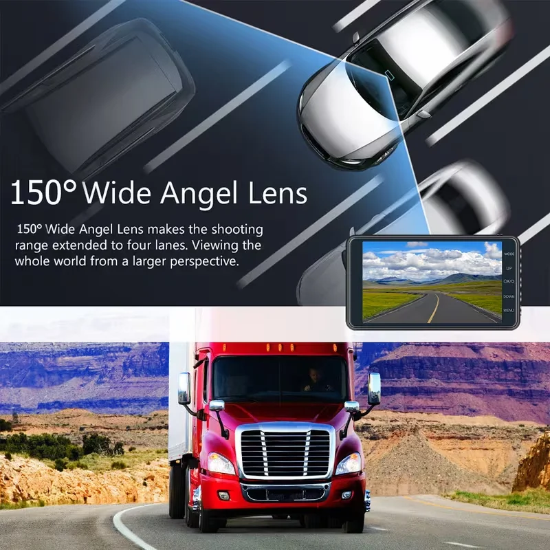 1080P Dual-Lens Dash Cam｜4.0