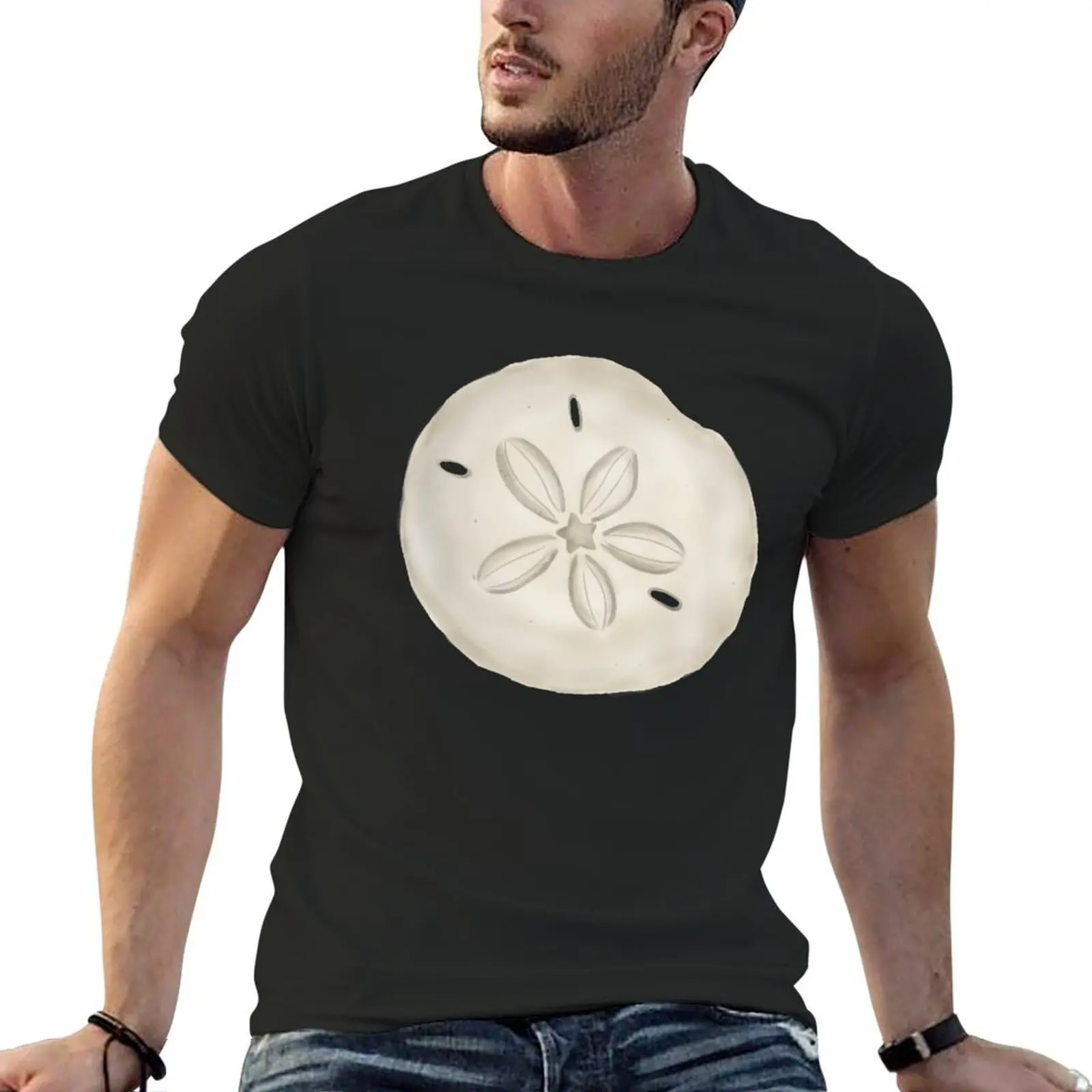 

Sand Dollar T-Shirt Short sleeve tee aesthetic clothes custom t-shirts t shirt men