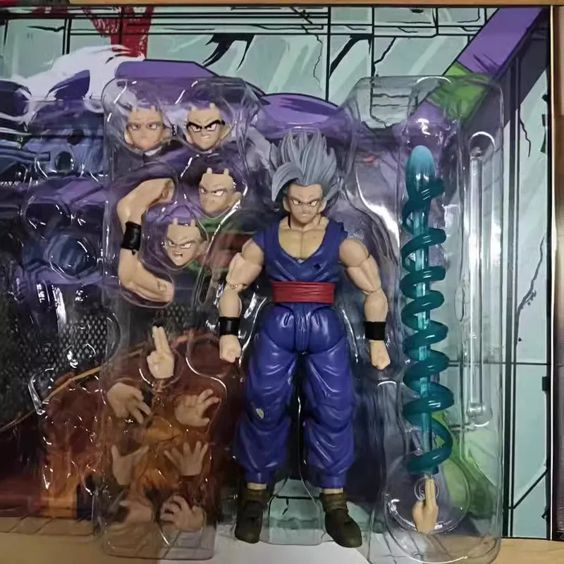 Hot Shf Beast Gohan Dragon Ball Articulated Action Figure Collectible Pvc Model Desktop Ornament For Anime Collectors Gift