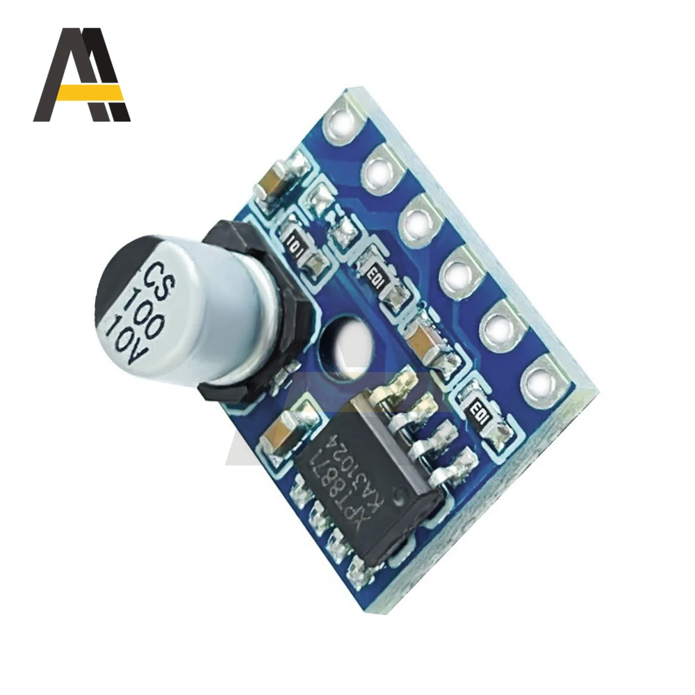 1/5/10PCS 5128 Sound Amplifier Board Class D 5W Mono Amplifier Module Low Distortion XPT8871 Stereo Audio AMP Plate