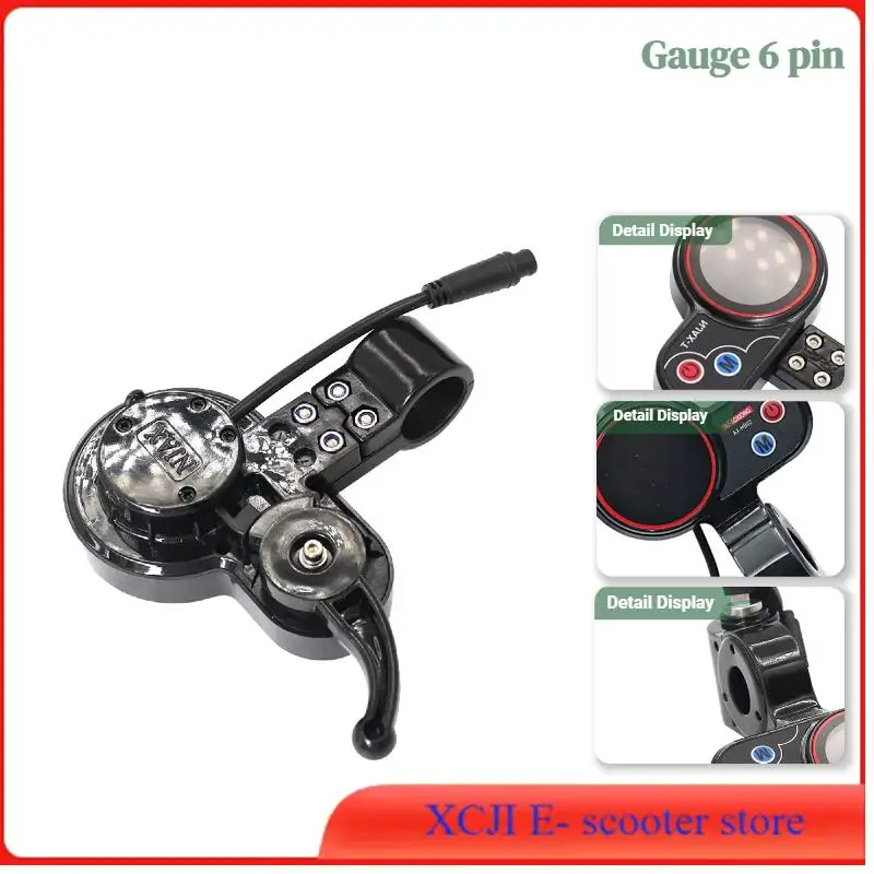 

NJ AOXIONG NJAX-T Instrument Parts LCD Display For Electric Scooter Display With Locking Instrument Dashboard Accessories