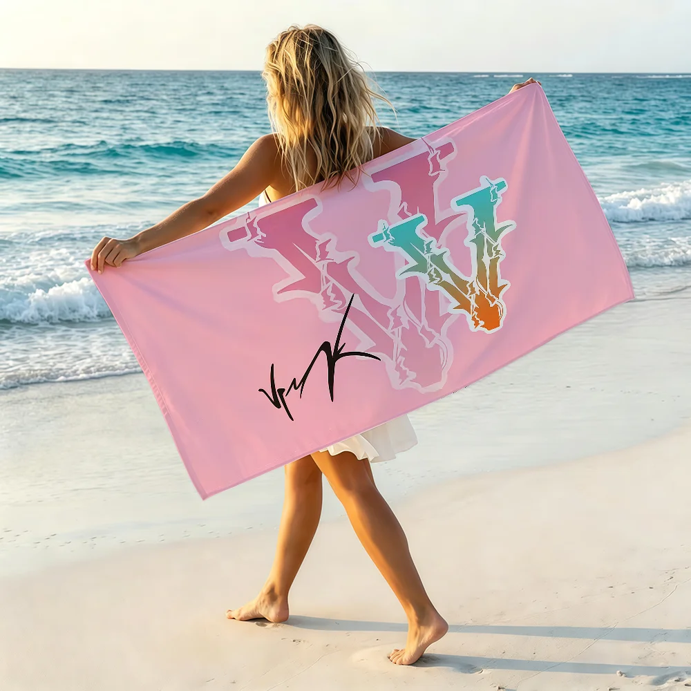 Fashion V-Vrunk Towel Soft Pool Gift For Travel Gym Shower Camping Quick Dry Sports Beach Towel